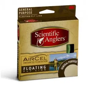 Scientific Anglers AirCel Weight-Forward Fly Line – Yellow, Line Size 8