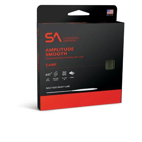 Scientific Anglers Amplitude Smooth Carp Floating Fly Line – Low-Visibility Carp Targeting