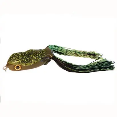 Scum Frog Pro Series Topwater Frog – 5/8 oz, Green Pumpkin with Chartreuse/Black