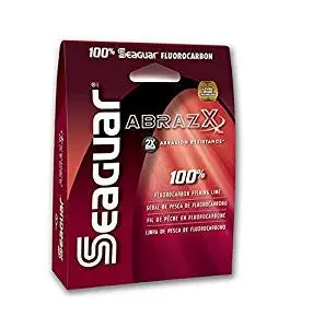 Seaguar Abrazx 100% Fluorocarbon Fishing Line – 6 lb Test, 200-Yard Spool
