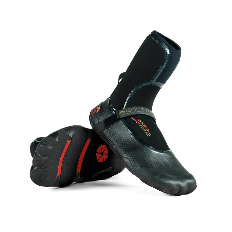 Solite 8mm Custom Fire 2.0 Surf Booties – Extreme Cold Protection