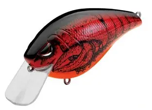 Spro Hunter Crankbait – 65SB Model, 0.5 oz, 3–5 ft Dive Depth, Fire Craw Finish