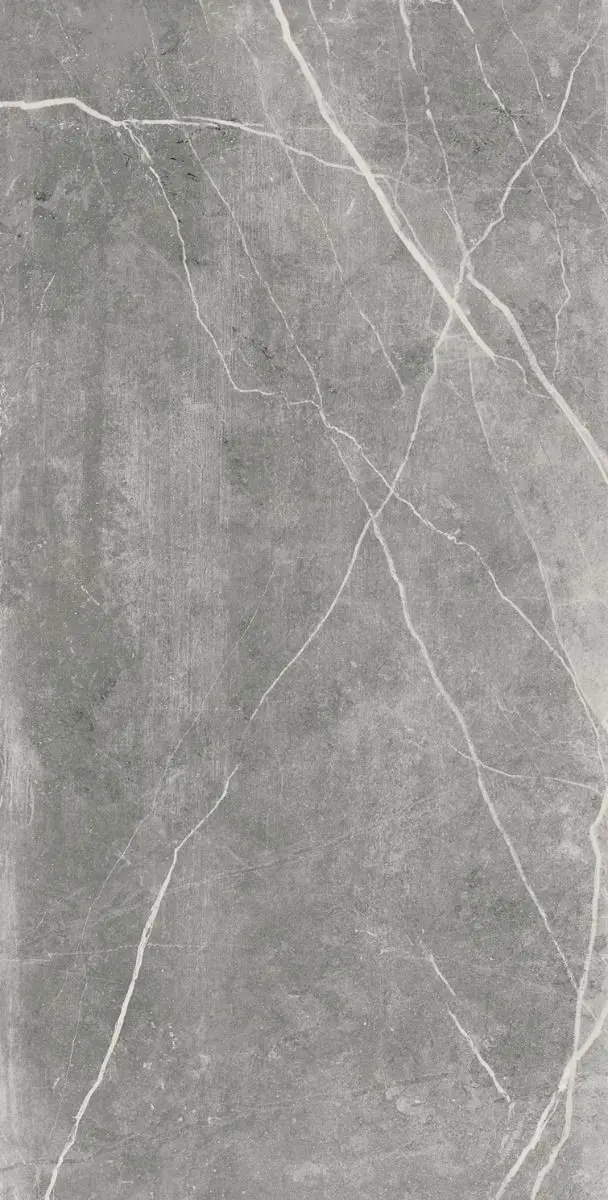 Stonewashed Dark Grey Polished Porcelain Tile | 600x1200mm Minimalist Elegance
