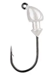 Strike King Baby Squadron Swimbait Head – 18 oz Pearl Finish (3-Pack)