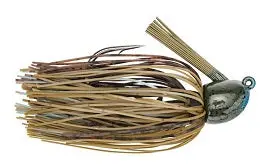 Strike King Hack Attack Fluorescent Jig – 3/8 oz, Blue Craw
