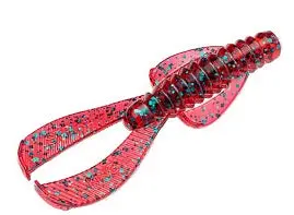 Strike King Rage Ned Bug – 2.5 in, Red Bug Color (9-Pack)
