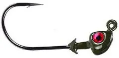 Strike King Squadron Swimbait Head – 1/2 oz, Green Pumpkin Finish, 3-Pack