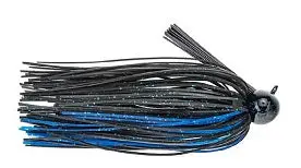 Strike King Tour Grade Football Jig – 0.375 oz, Black/Blue
