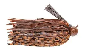 Strike King Tour Grade Football Jig – 0.375 oz, Peanut Butter & Jelly