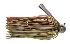 Strike King Tour Grade Football Jig – 3/8 oz Green Pumpkin