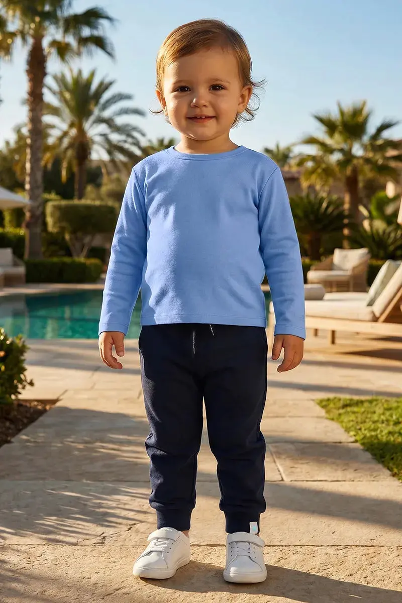 Toddler Coco Plum Long Sleeve Tee – Bluebell UV-Protective Top