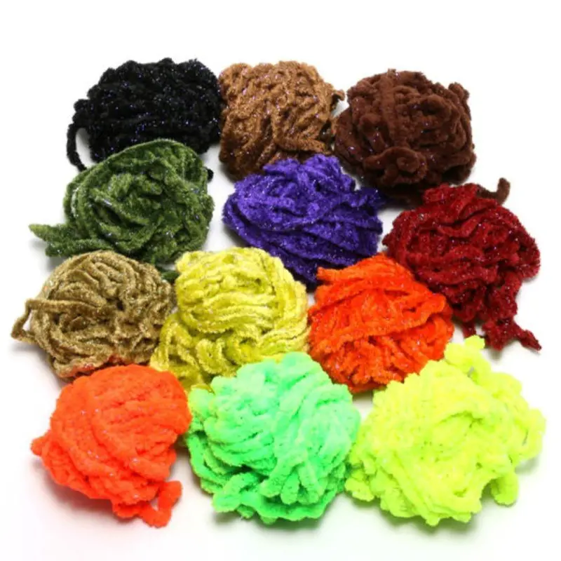 UV-Reflective Woolly Bugger Featuring Tinsel Core & Rayon Chenille