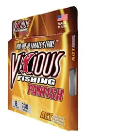 Vicious Panfish Hi-Visibility Monofilament – Yellow, 330 Yards, 4 lb Test