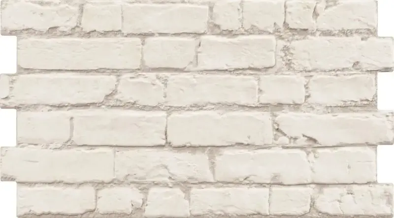 Victorian-Style White Brick Effect Tile – 316x560mm Wall Cladding