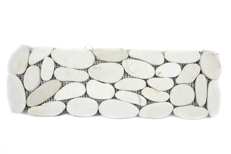 White River Pebble Natural Stone Border Tile