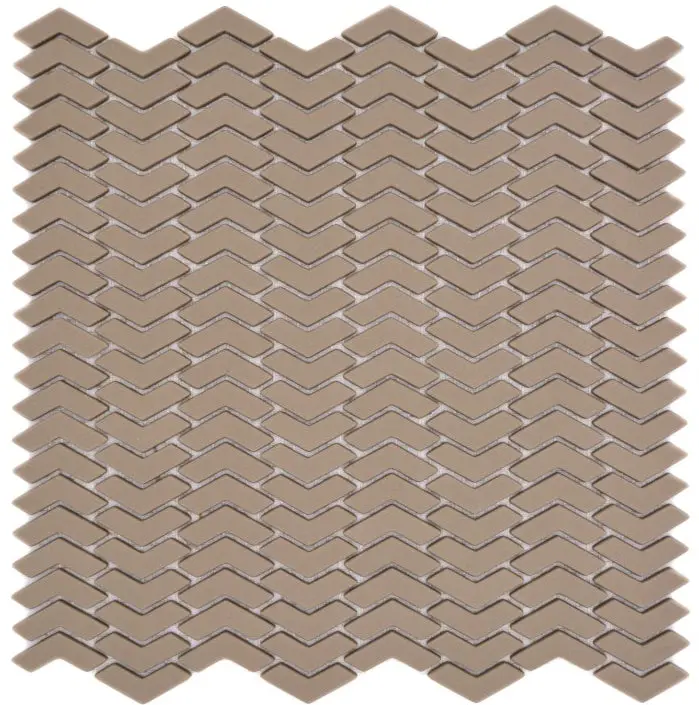 Winston Cream Chevron Wall Mosaic Tile