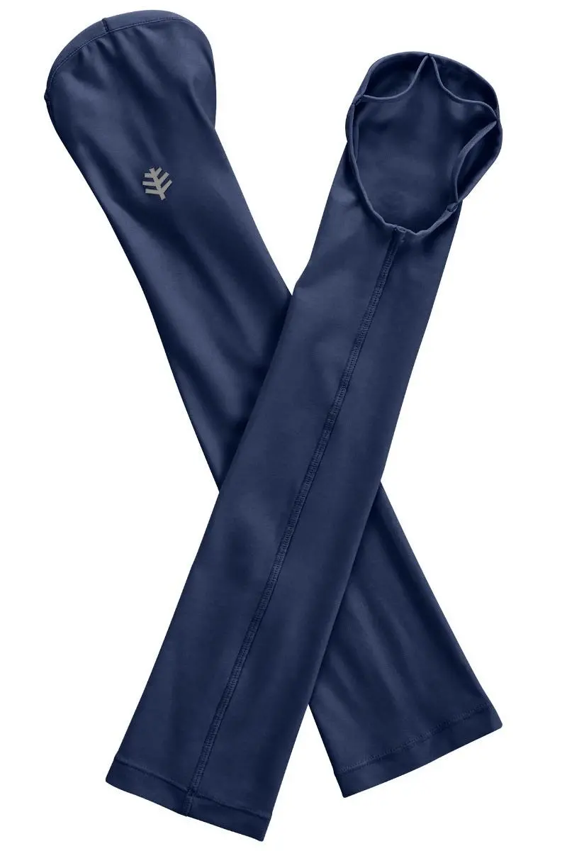 Women’s Backspin Arm Sleeves – Compression Navy UV Protection Gear