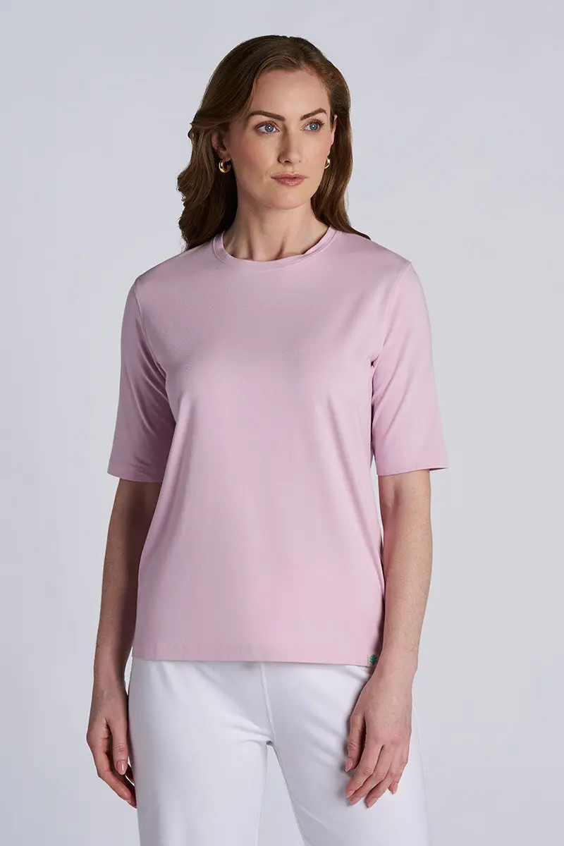 Women’s Morada Casual Short Sleeve T-Shirt in Powder