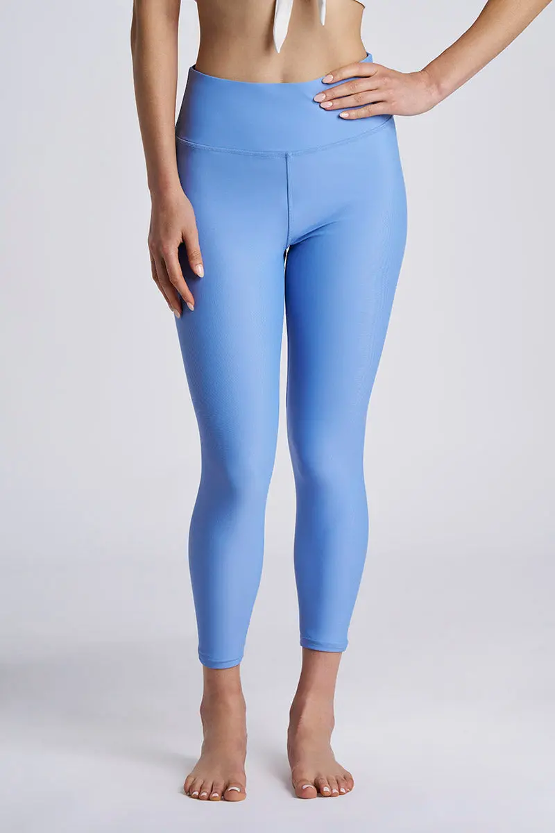 Women’s Ocean Sculpt High-Rise Swim Capri – Bluebell