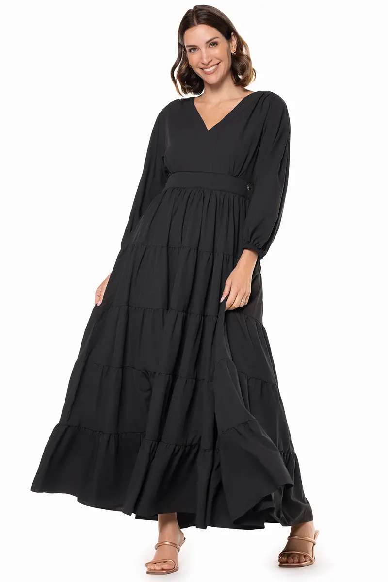 Women’s Palm Beach Tiered Maxi Dress – Standard Fit