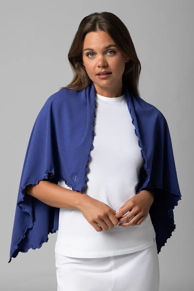 Women’s Savannah Sun Blanket in Future Dusk – UV-Protective Throw for Outdoors