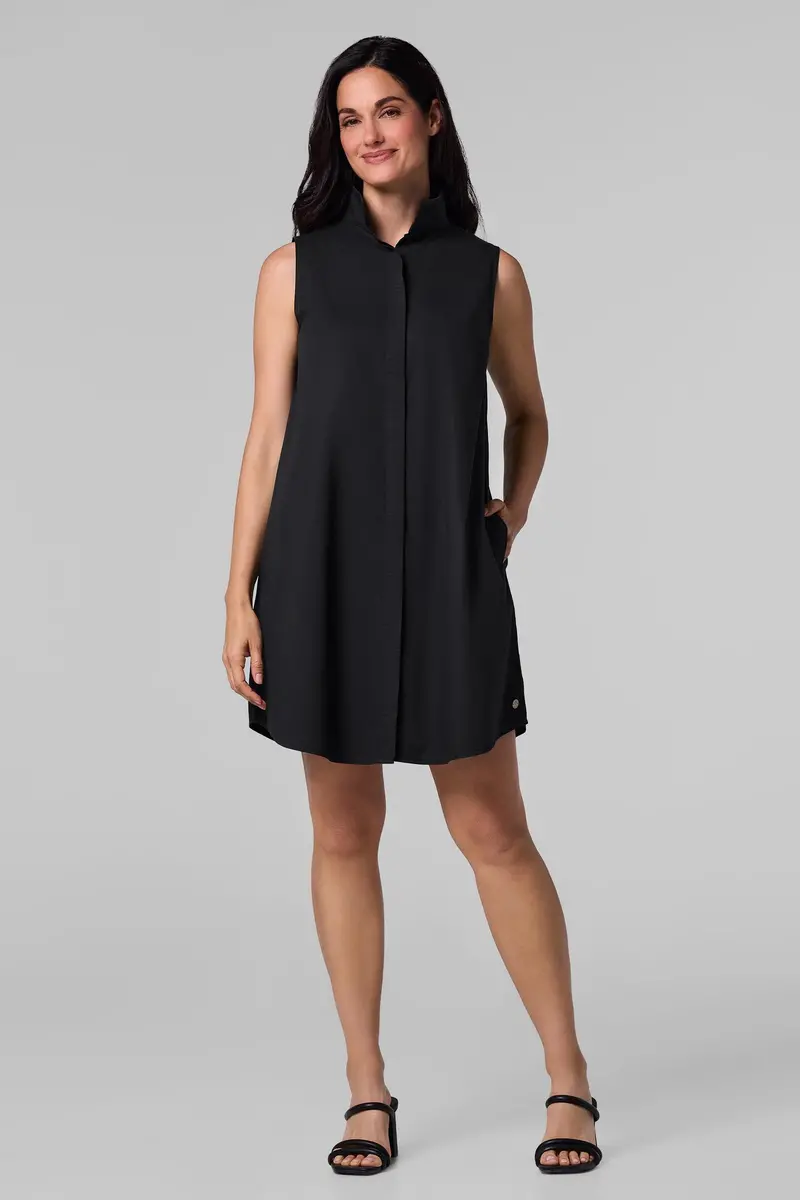 Women’s Silverlakes Sleeveless Dress – Black