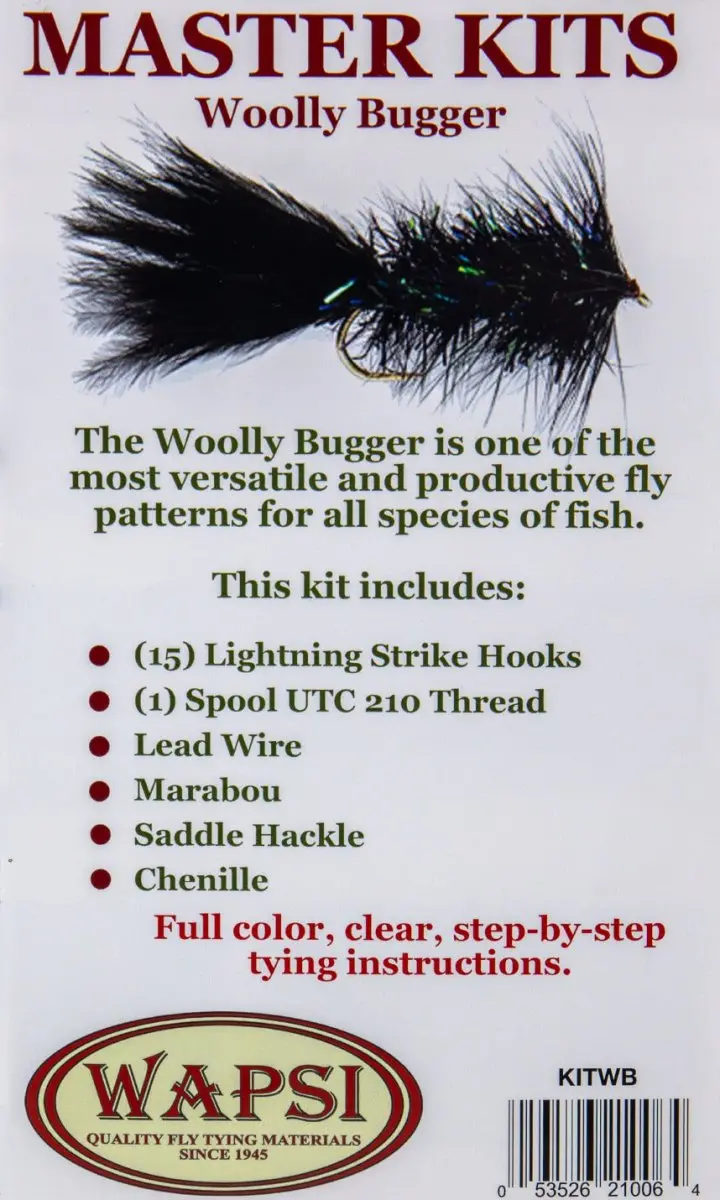 Woolly Bugger Fly-Tying Kit – Classic Streamer Materials Bundle
