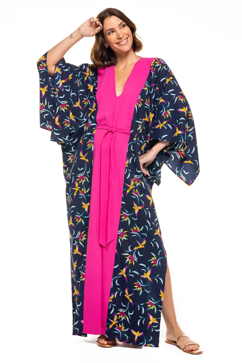 Wynwood Women’s Open-Front Cover-Up – Flowy Beach Layer