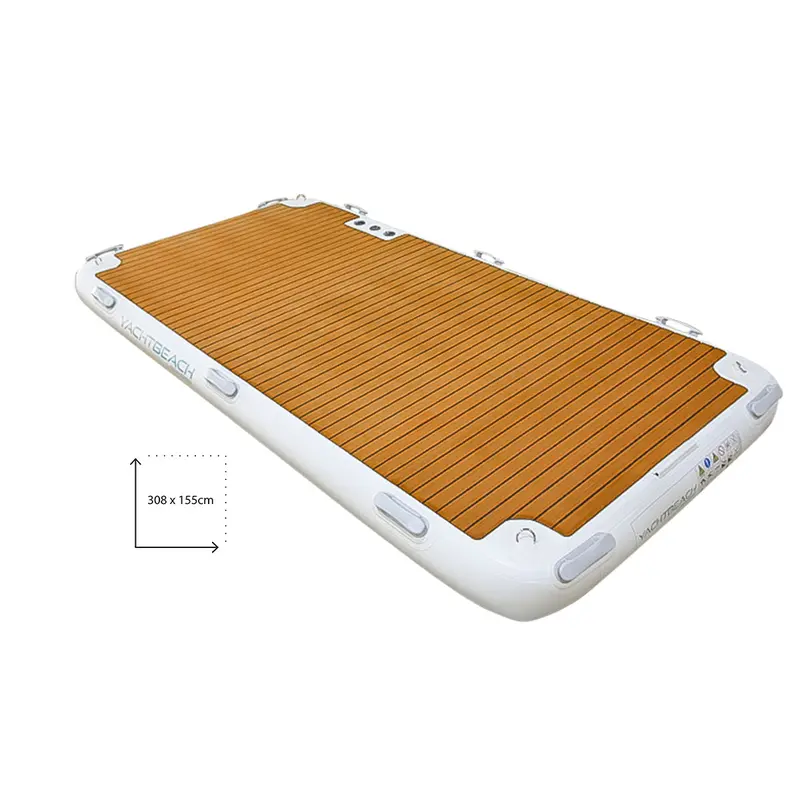 Yachtbeach Premium Teak Platform – 3.08m Compact Floating Deck