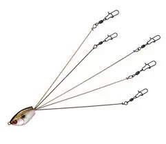Yum F2 Lil’ Suzee Soft Bait – 4.25-Inch, 8-Pack in Watermelon Seed