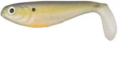 Yum Fat Money Minnow Soft Lure – 5 Inch, Foxy Shad, 4-Pack