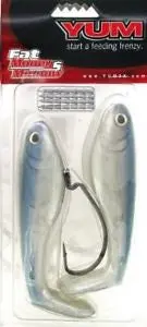 Yum Fat Money Minnow Soft Swim Bait – 5 Inch, Hologram Black, 4-Pack