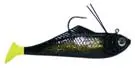 Yum Sweet Cheeks 3″ Black Chartreuse Swim Bait (3-Pack)