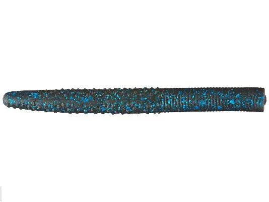 Z-MAN Big TRD Soft Plastic Stick Bait – 4 in, Black/Blue Flake (6-Pack)