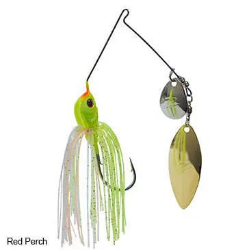 Z-Man SlingbladeZ Spinnerbait – 1/2 oz Red Perch w/ Willow & Colorado Blades