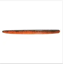 Z-MAN ZinkerZ Soft Plastic Bait – 5 in Green Pumpkin/Orange Laminate, 6-Pack