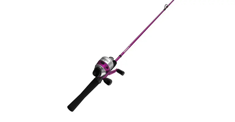 Zebco Authentic 33 Ladies Spincast Combo – 6-foot, 10-lb Test, Two-Piece