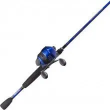 Zebco Custom-Z Spincast Combo – 6-Foot Blue Rod, Medium Power, 10-Lb Test