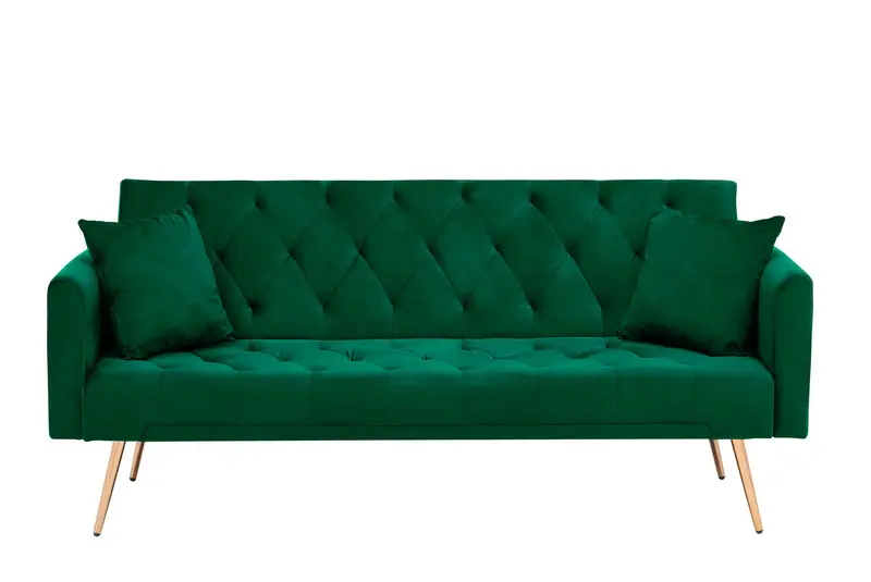 Zen Zone 71-Inch Convertible Sofa Bed – Fold-Out Double Sleeper for Small Spaces