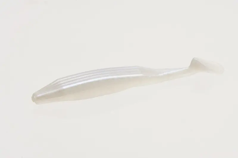 Zoom Swimmin’ Super Fluke – 5-Inch Albino Soft Lure, 5-Pack