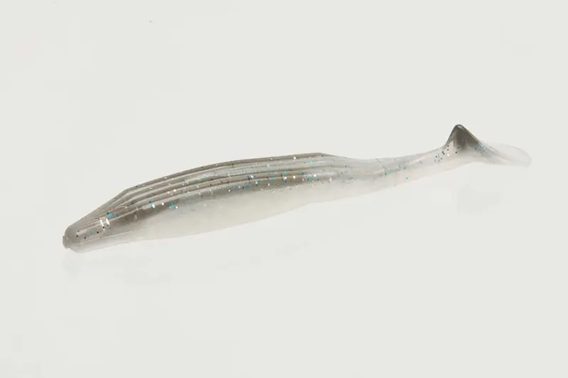 Zoom Swimmin’ Super Fluke – 5-Inch Smokin’ Shad Soft Lure, 5-Pack