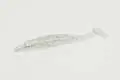 Zoom Swimmin’ Super Fluke – 5-Inch White Ice Soft Lure, 5-Pack